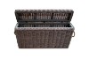 Picture of TYLER Solid Acacia Wood Storage/Blanket Box with Full Kubu Original Weave