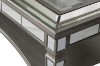 Picture of [FLOOR MODEL CLEARANCE] PALLIE Tempered Glass Top Segmented Mirror Coffee Table (122×61x47cm) 