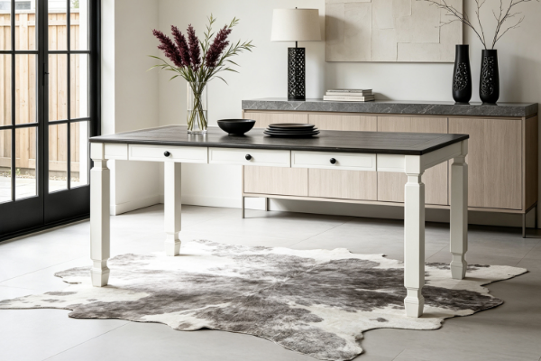Picture of   [FLOOR MODEL CLEARANCE] PAROS 1.6M Dining Table with Drawers