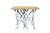 Picture of NATURA Solid Teak Wood Rectangle Side Table