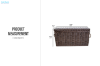 Picture of TYLER Solid Acacia Wood Storage/Blanket Box with Full Kubu Original Weave