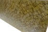 Picture of FAELA 45X130cm Large Freestanding Teak Wood Wall Decor with Coconut Shell and Resin Surface 