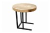 Picture of NATURA Solid Mungur Wood Round Side Table