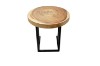 Picture of NATURA Solid Mungur Wood Round Side Table