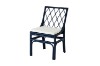 Picture of BRIGHTON Teak Wood & Rattan Dining Chair (Navy Blue)