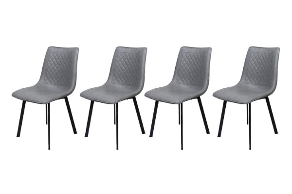 Picture of WESTIN Dining Chair (Grey) - 4 Chairs in 1 Carton