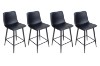 Picture of NOIR Bar Stool with Footrest -Each
