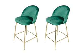 Picture of LUMI Bar Stool with Footrest - 2 Chairs in 1 Carton