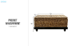 Picture of DALIRIN Acacia Wood Storage Coffee Table/Blanket Box with Celeste Weave 