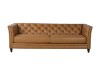 Picture of   [FLOOR MODEL CLEARANCE]VICTOR Tuxedo Style Full 100% Genuine Leather 4 Seater Sofa (Brown)