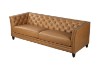 Picture of   [FLOOR MODEL CLEARANCE]VICTOR Tuxedo Style Full 100% Genuine Leather 4 Seater Sofa (Brown)