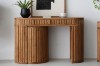 Picture of RILMOND Reclaimed Pine Wood Barrel Stool with Curved Half Backrest