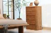 Picture of LUMBER Reclaimed Pine Wood 5-Drawer Tallboy