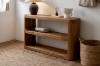 Picture of LUMBER 140 2-Tier Reclaimed Pine Wood Console Table