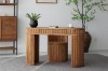 Picture of RILMOND 120 Reclaimed Pine Wood Desk and Barrel Stool Set