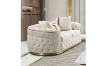 Picture of [FLOOR MODEL CLEARANCE]  PIEDMONT 2 Seater  Chesterfield Velvet Sofa (Beige)