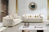 Picture of [FLOOR MODEL CLEARANCE]  PIEDMONT 2 Seater  Chesterfield Velvet Sofa (Beige)