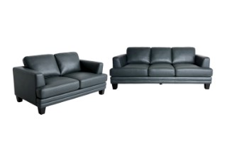 Picture of HUDSON Air Leather Sofa Range - 3+2 Sofa Set