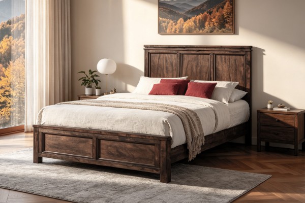 Picture of VENTURA Oak Bed Frame in Queen/Super King Size