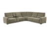 Picture of HIGHLAND Dual Motor Power Reclining Sectional Sofa with Storage Console & Swivel Tray Table & Bluetooth Speaker & USB, Type-C Ports - Water Resistant