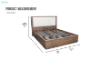 Picture of MERRINA Bed Frame with Gas Lift Storage - Queen Size