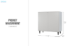 Picture of MODLO 79x79.5 2-Door Storage Cabinet (White)