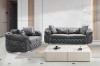 Picture of [FLOOR MODEL CLEARANCE] PIEDMONT 2 Seater Chesterfield Velvet Sofa Range (Grey)