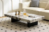 Picture of [FLOOR MODEL CLEARANCE]LUCIANO 140 Microcrystalline Stone Top Coffee Table (Light)