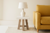 Picture of [FLOOR MODEL CLEARANCE] ANTON Solid Acacia Wood Square Side Table
