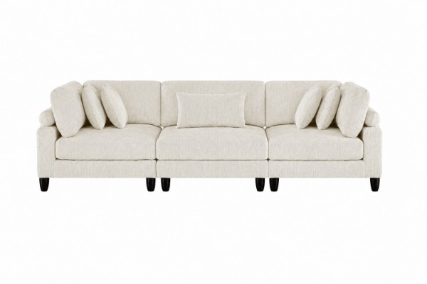 Picture of VIANNA Microfiber Sectional Modular Sofa Range (Beige) - 3PC Big Combo Set