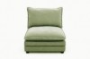 Picture of MELLOW Modular Sectional Sofa Range (Sage Green)  - Armless Chair