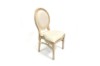 Picture of TSUKI Louis XVI-Inspired Solid Birch Wood Dining Chair