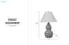 Picture of BELL189 Ceramic Table Lamp
