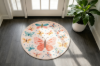 Picture of FABLE D100 Cartoon Washable Rug (Butterfly Printed)