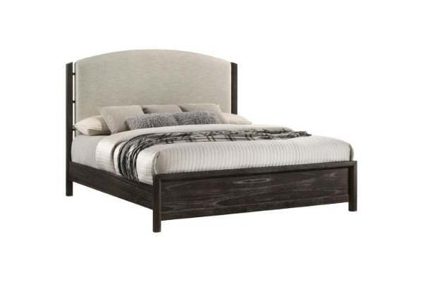 Picture of MONTEREY Genuine Mindi Wood Veneer Bed Frame - Queen Size