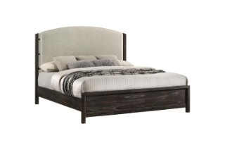 Picture of MONTEREY Genuine Mindi Wood Veneer Bed Frame - King Size