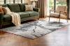 Picture of 398-018 ELEMENT Brilliant Rug (Grey Marble Print) - 300x240cm