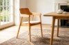 Picture of LUCA Solid White Oak Frame Armchair - Each