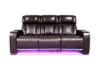 Picture of VOLT Air Leather Dual Motor Power Reclining Sofa Range (Brown) - 3RRC+2RRC Sofa Set
