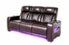 Picture of VOLT Air Leather Dual Motor Power Reclining Sofa Range (Brown) - 3RRC+2RRC Sofa Set