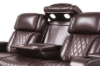 Picture of VOLT Air Leather Dual Motor Power Reclining Sofa Range (Brown) - 3RRC+2RRC Sofa Set