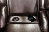 Picture of VOLT Air Leather Dual Motor Power Reclining Sofa Range (Brown) - 3RRC+2RRC+1R Sofa Set