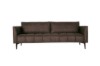 Picture of [FLOOR MODEL CLEARANCE] BARTLET Air Leather 3 Seater Sofa Range (Chocolate)