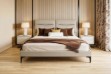 Picture of [FLOOR MODEL CLEARANCE] TERRA Air Leather Bed Frame with Integrated Touch LED Light in Queen Size