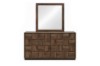 Picture of MERIDIAN Bedroom Combo Set in Queen Size with 3D Panel Design - 6PC Combo