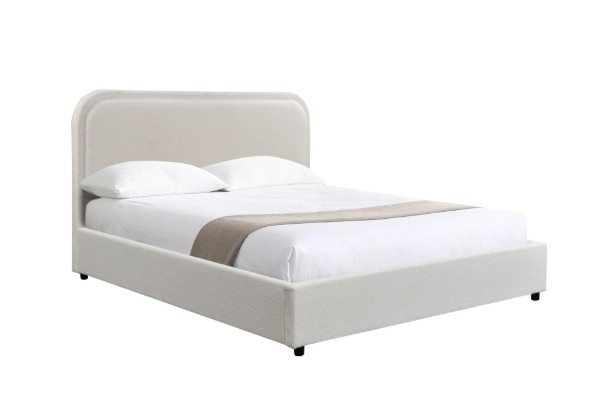 Picture of [FLOOR MODEL CLEARANCE] DOROTHY Fabric Bed Frame in Queen Size (Beige)