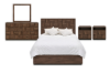 Picture of MERIDIAN 4PC/5PC/6PC Bedroom Combo Set in Queen Size with 3D Panel Design
