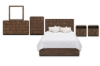 Picture of MERIDIAN Bedroom Combo Set in Queen Size with 3D Panel Design - 6PC Combo