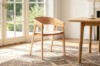 Picture of REPLICA COVER Solid White Oak Armchair - Each