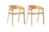 Picture of REPLICA COVER Solid White Oak Armchair - Each